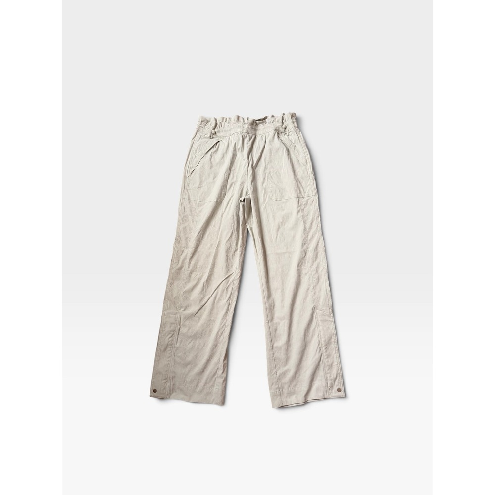 Athleta Cascade Cargo Poplin Pants Paperbag Utility Travel Hiking Size 14